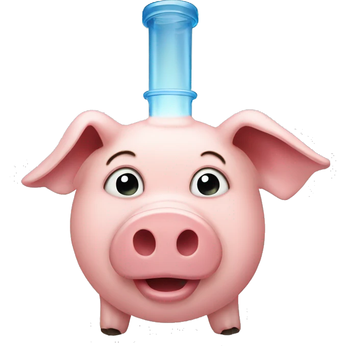 pig with a bong emoji