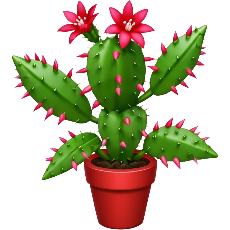christmas cactus  emoji