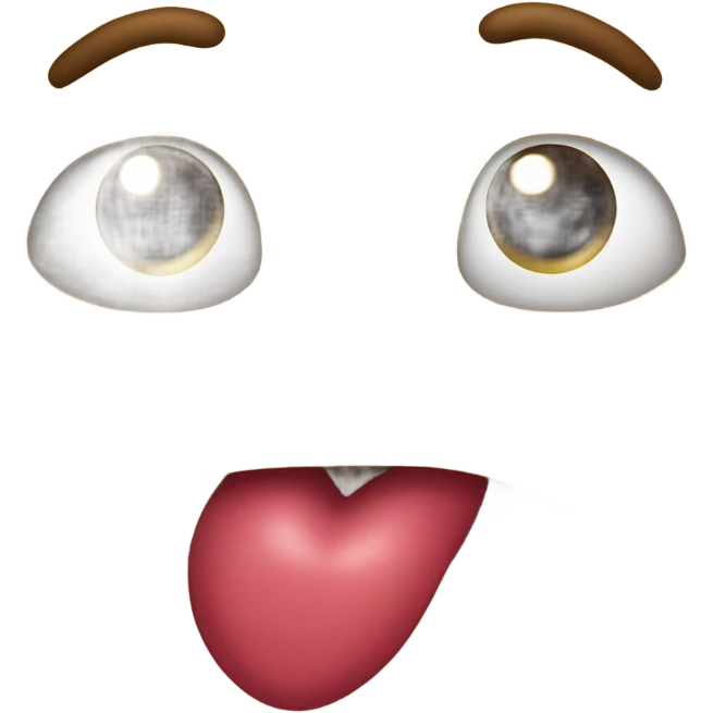 Mix the drooling emoji with the heart eyes emoji emoji