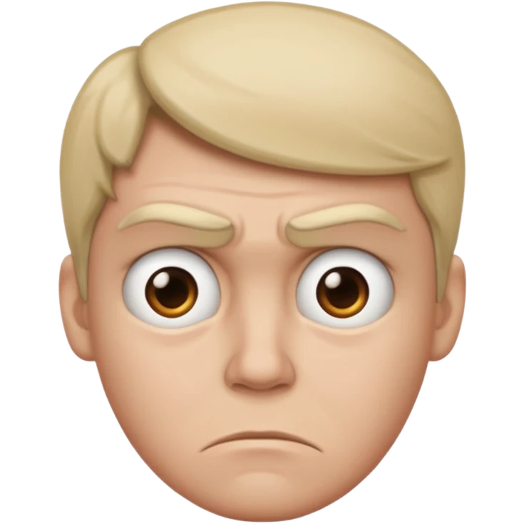 frown judgy emoji