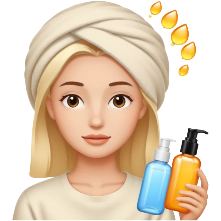 try different skincare products emoji