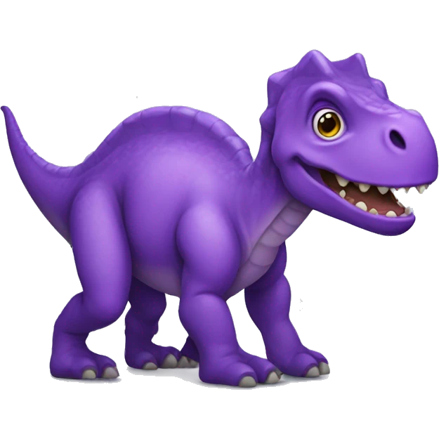Purple dinosaur  emoji