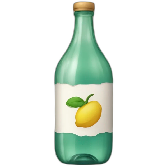 Botella de guaro emoji
