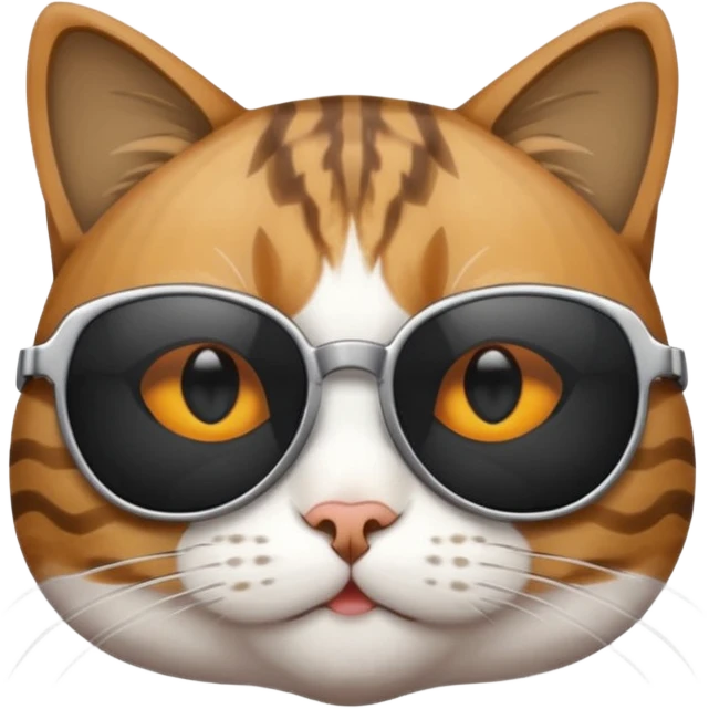 Cat wearing sunglasses emoji