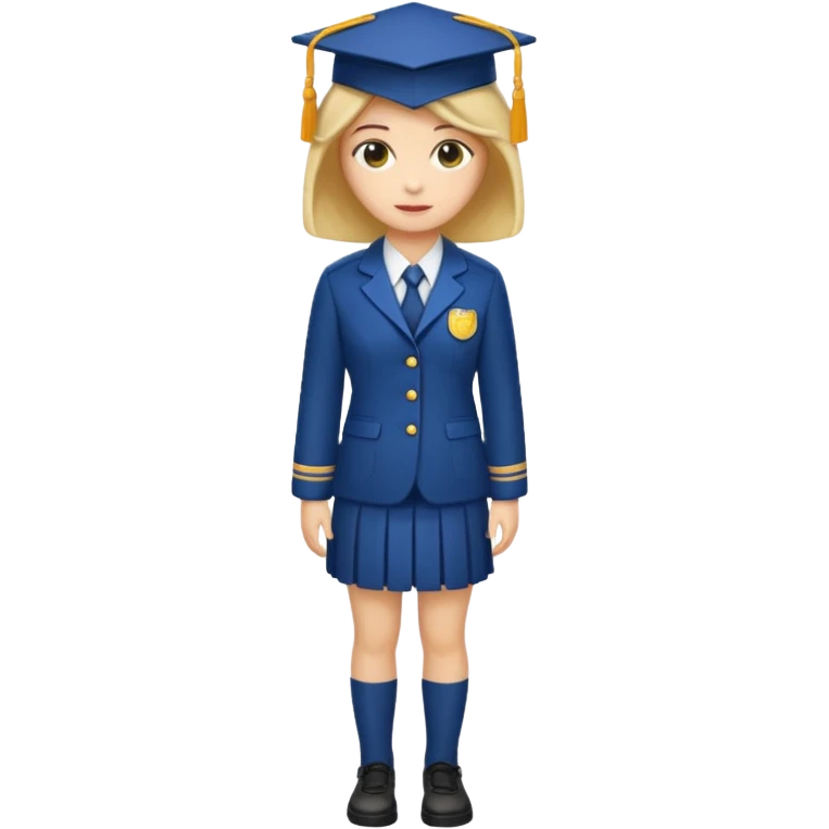 academia uniform female emoji