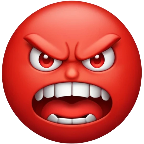 cursed emoji red and angry emoji