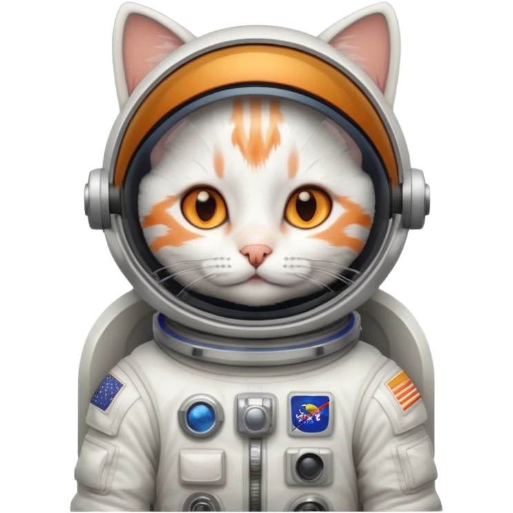 um gato astronauta emoji