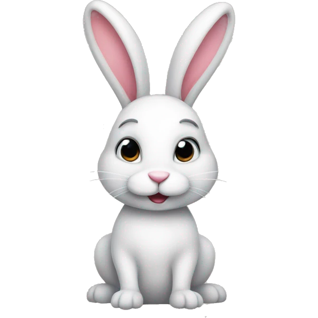 Christmas bunny emoji