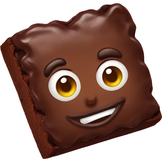 One Brownie emoji
