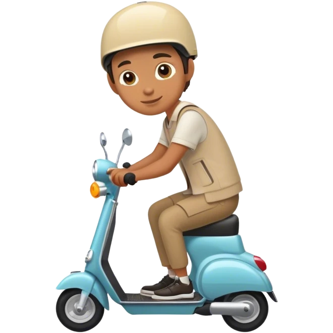 riding a scooter emoji