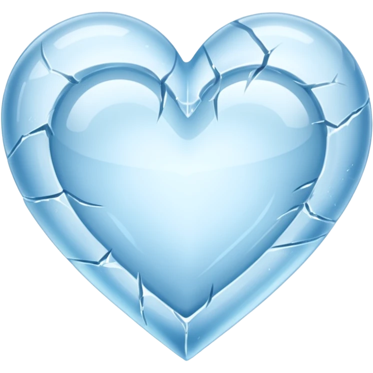 Corazón de hielo emoji