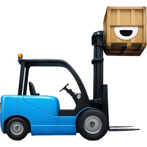 blue Forklift  emoji