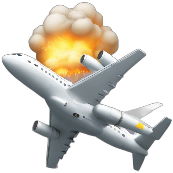 Avion explose tour emoji