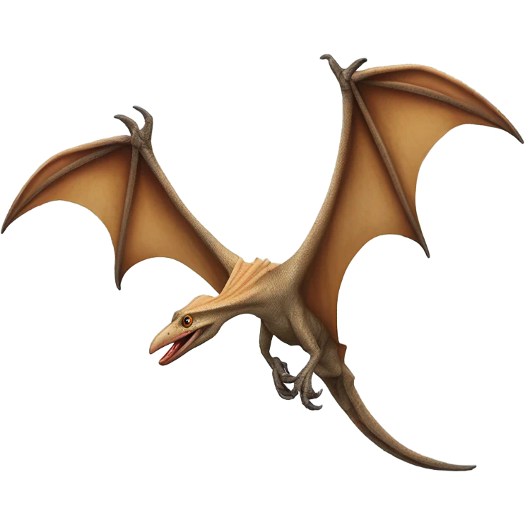 highly realistic pterodactyl emoji