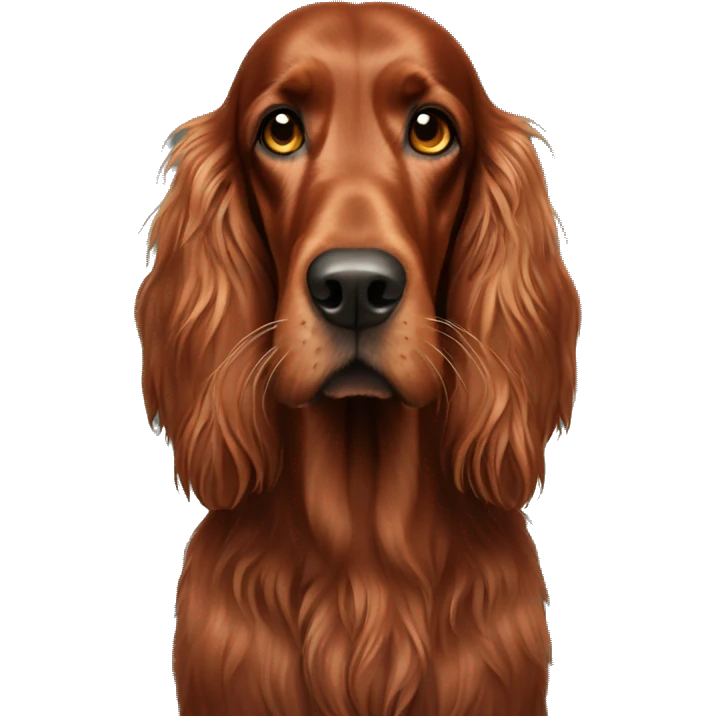 Irish Setter standing emoji