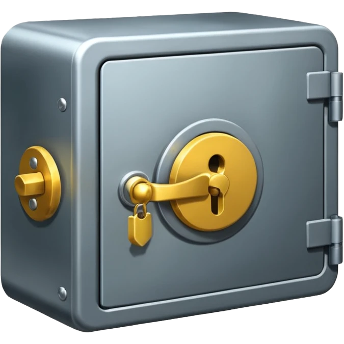 Locked money vault emoji