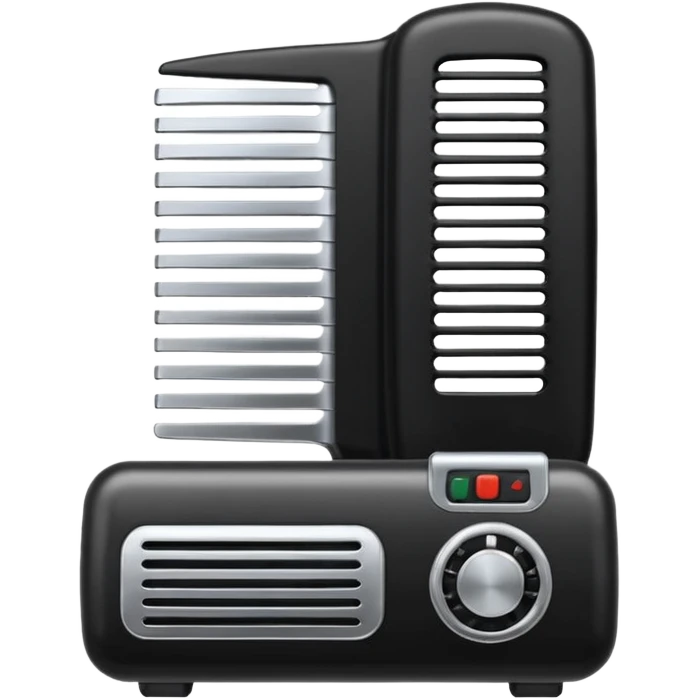 hair volume comb heater emoji