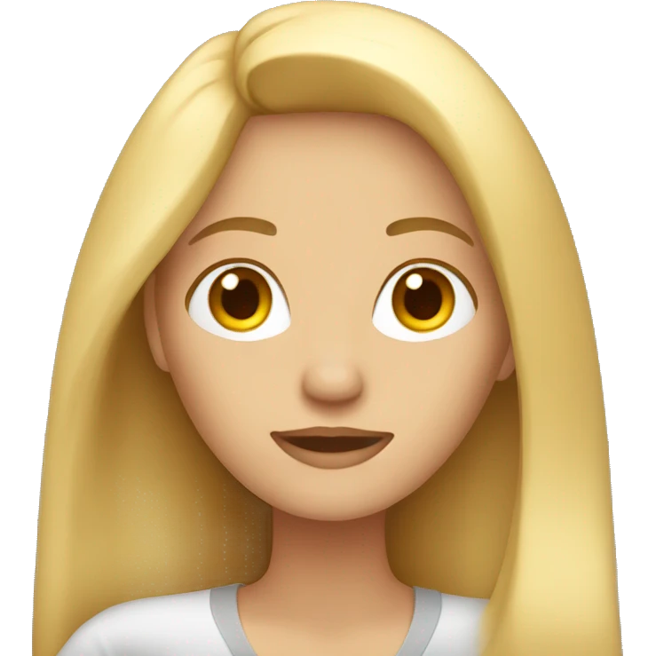 woman with long blonde hair with laptop emoji