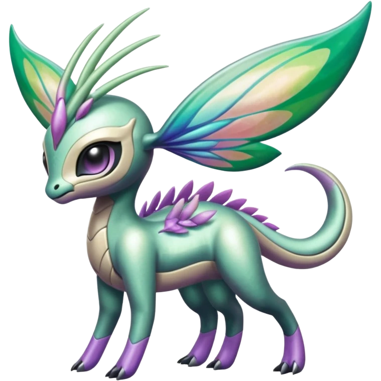 Colorful Shiny Exotic Meloetta-Palkia-Virizion-Venom-Stitch-Fakémon-creature-hybrid emoji