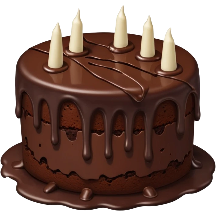 melted destroyed cake emoji