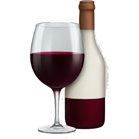 Red wine emoji