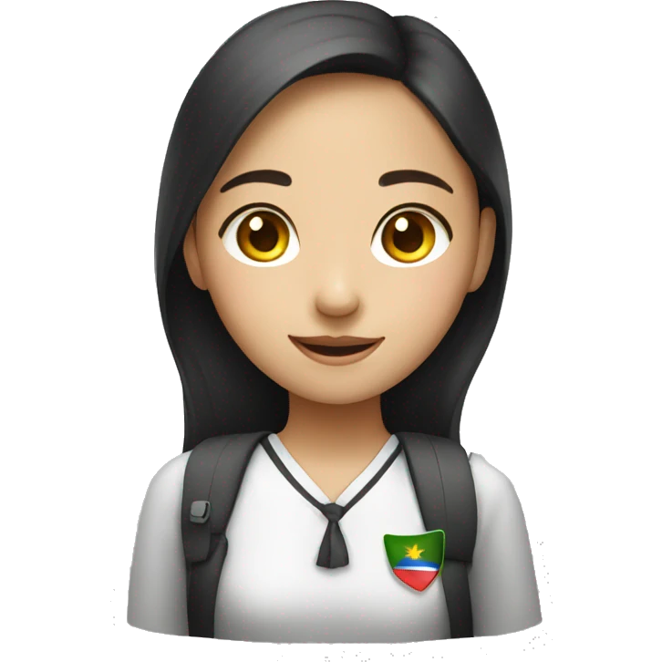 Thailand girl student emoji