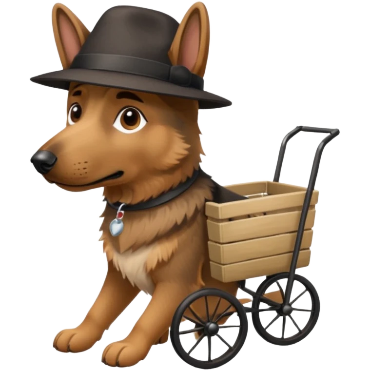  -night-market-vendor-germanshepperd dog emoji