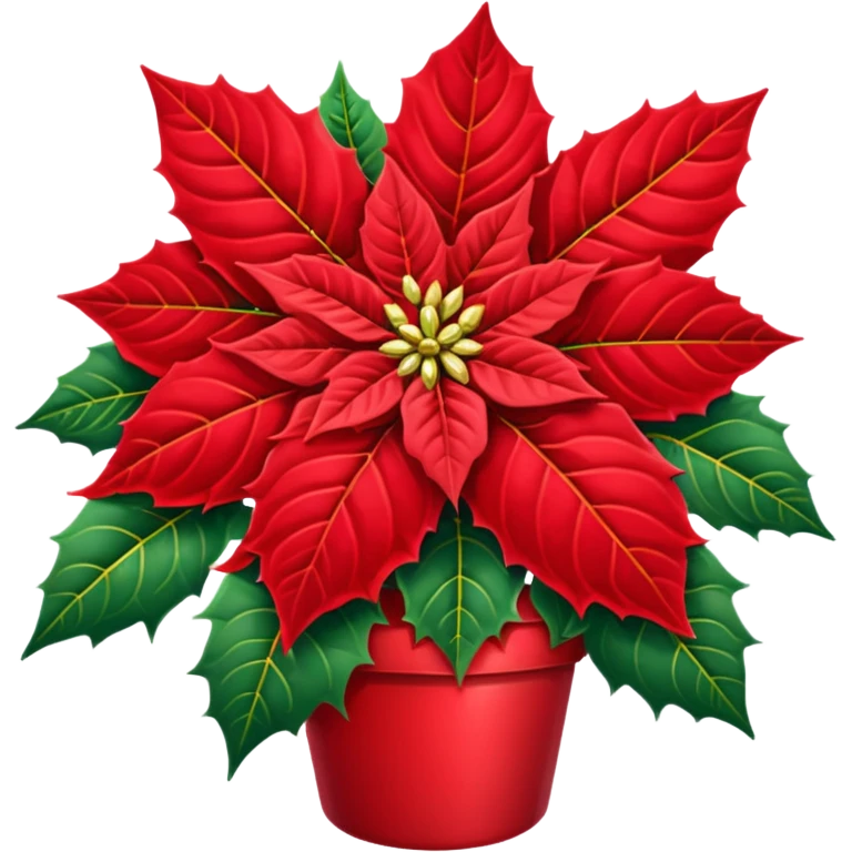 christmas   Poinsettia icon emoji