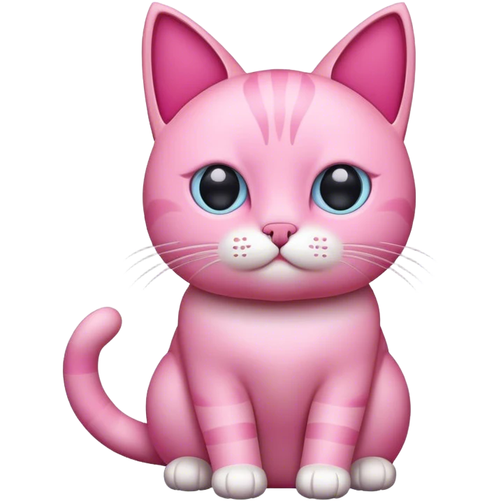 Gato rosa emoji
