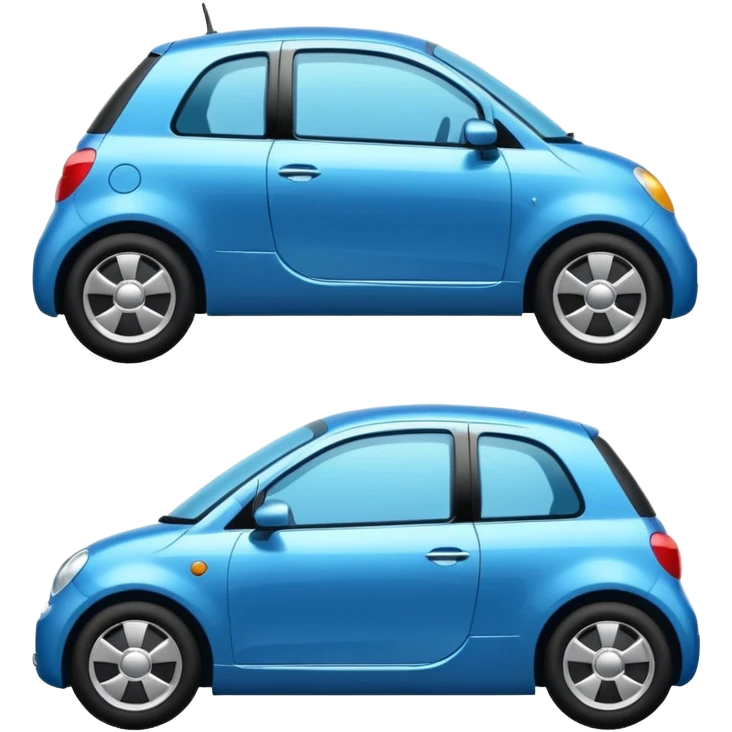 blue city car  emoji