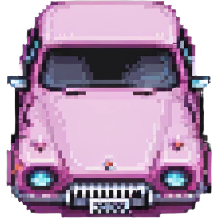 pink gothic car emoji