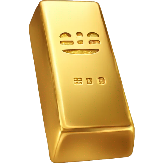 GOLD bar emoji