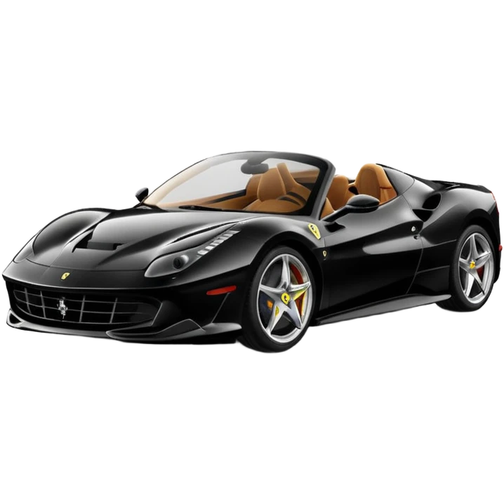 Ferrari horas black emoji