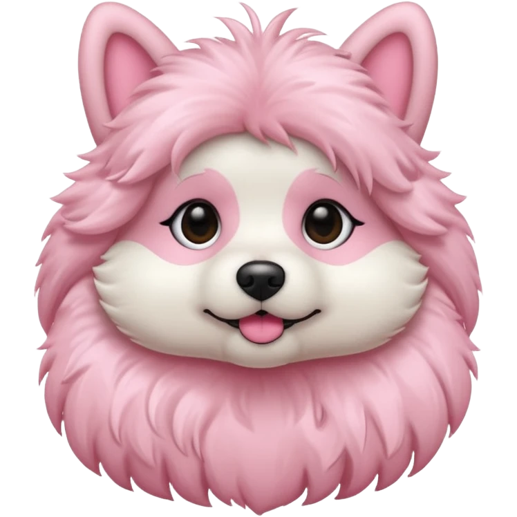 pink girly dog emoji