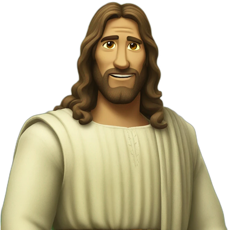 Jesus shrek emoji