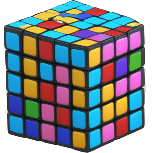 Un. Rubik’s cube cube cube, qui fait de l’aqua poney. emoji