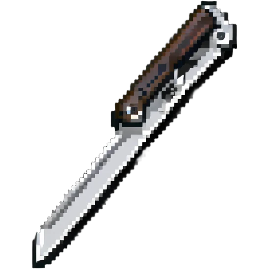 Box cutter knife with extended blade, utility cutting tool emoji