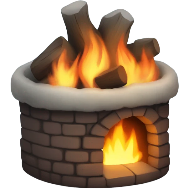 Cozy fire emoji