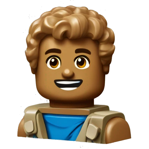 1 by 1 lego piece emoji