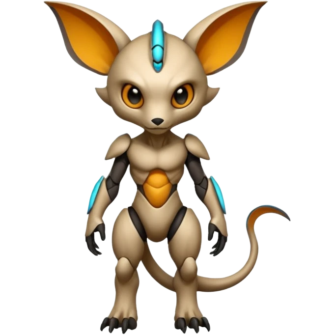 Futuristic Modern Epic Edgy Fakémon-creature-hybrid Full Body emoji