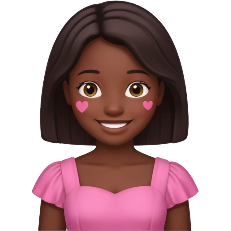 Black Christian girly girl emoji