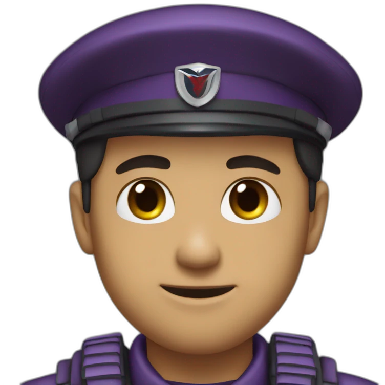 A military pilot with dark purple pilot helmet do this 👍🏻  emoji