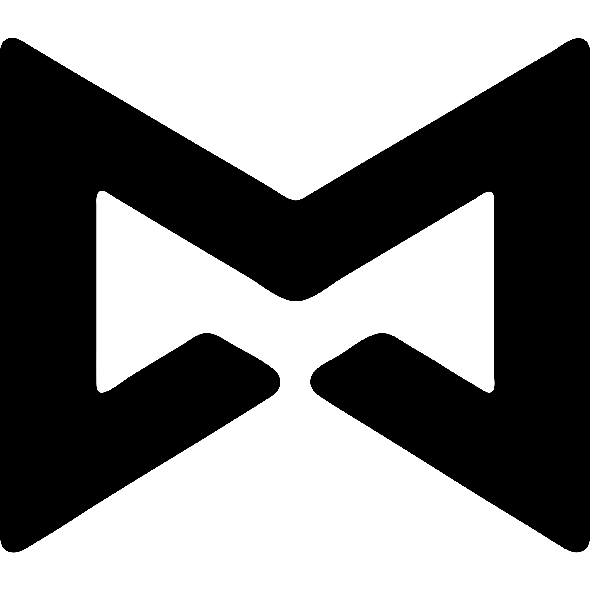 Misfit logo, bold, simple, iconic, flat black and white style emoji