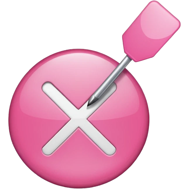Check mark pink emoji