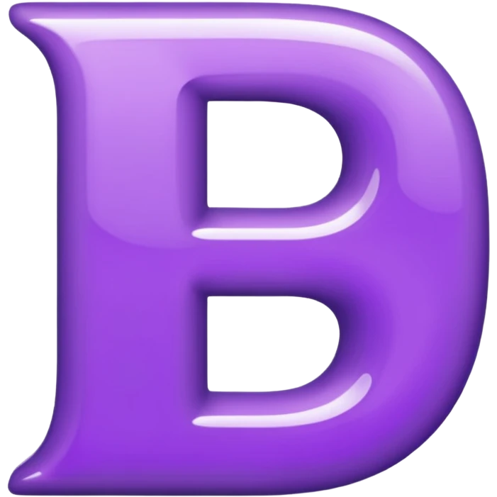 letter i purple emoji