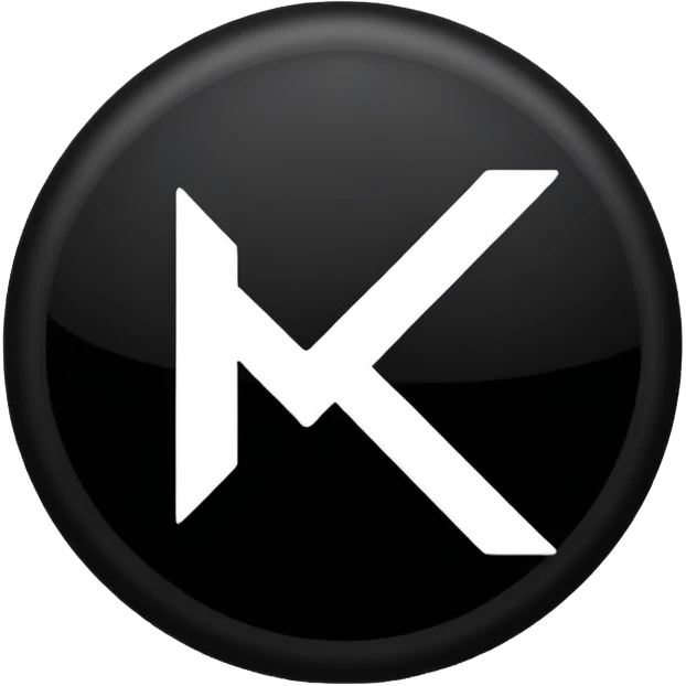 Black circle with a check mark on it emoji