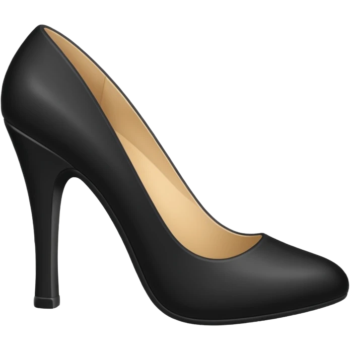 Black heel emoji