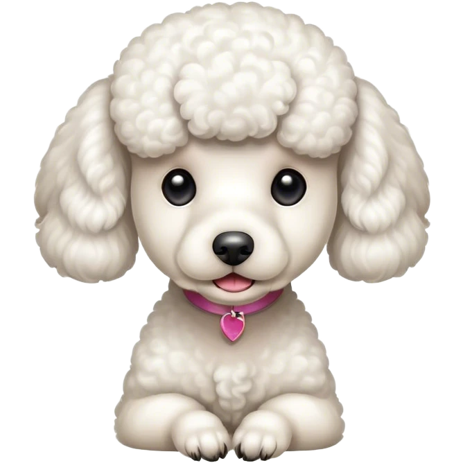 Poodle emoji