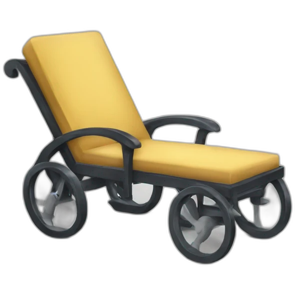 Chaise roulante pour mon chat emoji