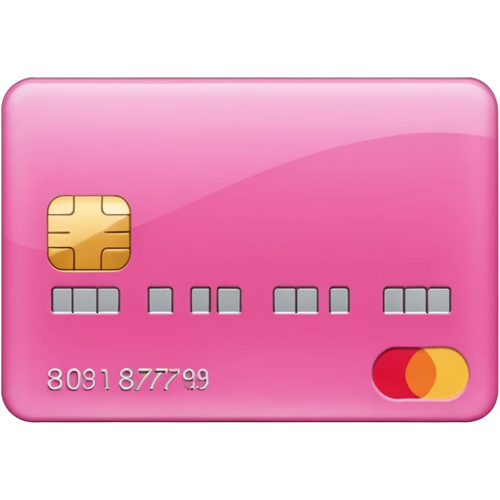 pink credit card emoji